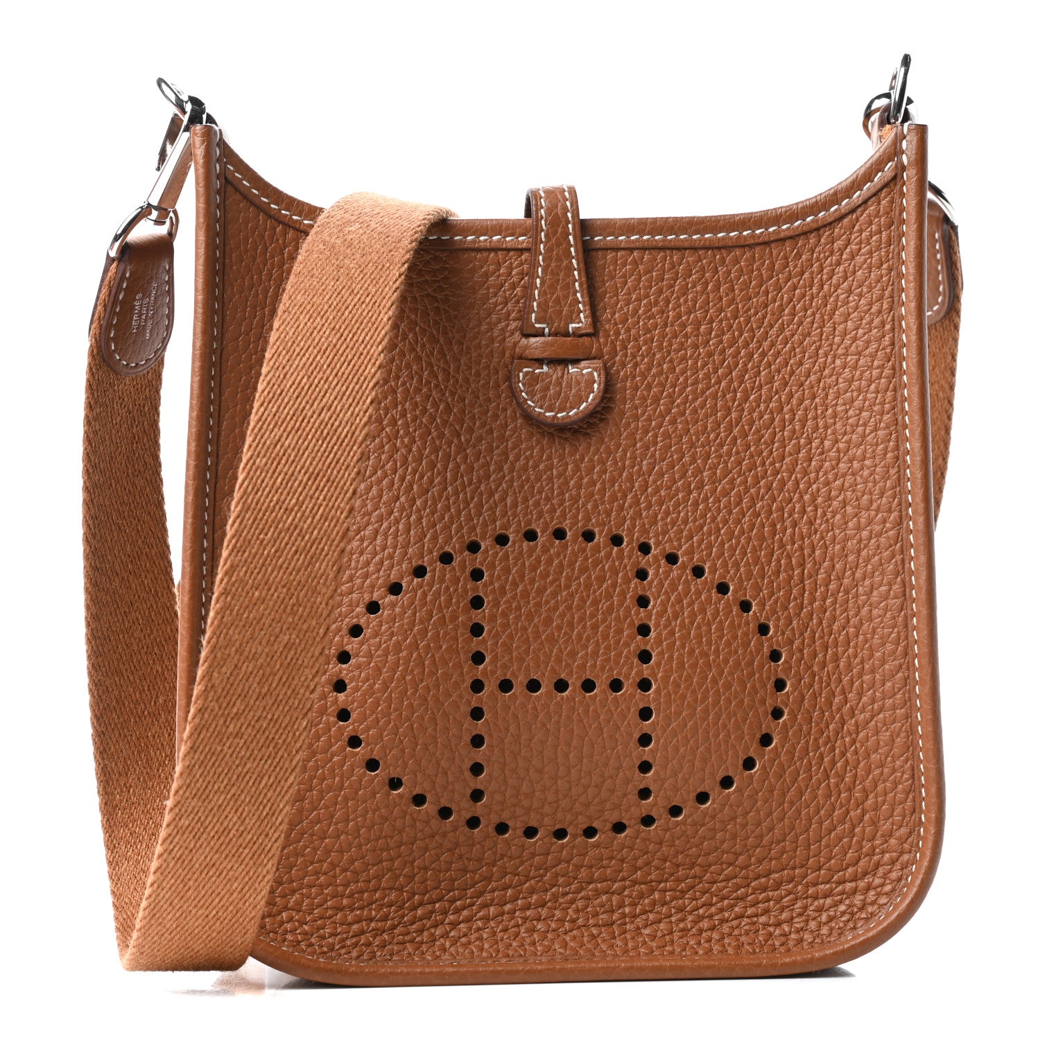 Hermes Taurillon Clemence Evelyne TPM Gold 1 of 11