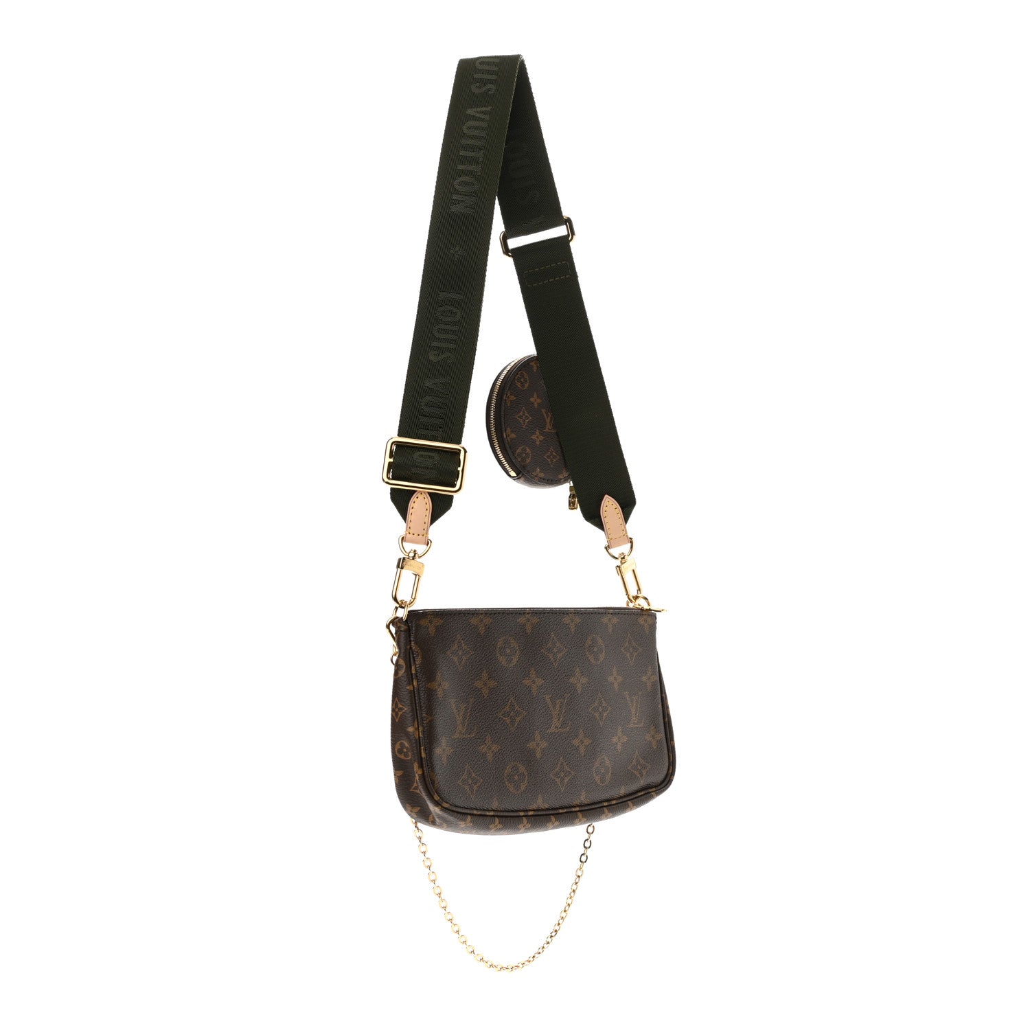 Louis Vuitton Monogram Multi Pochette Accessories Kaki 3 of 14