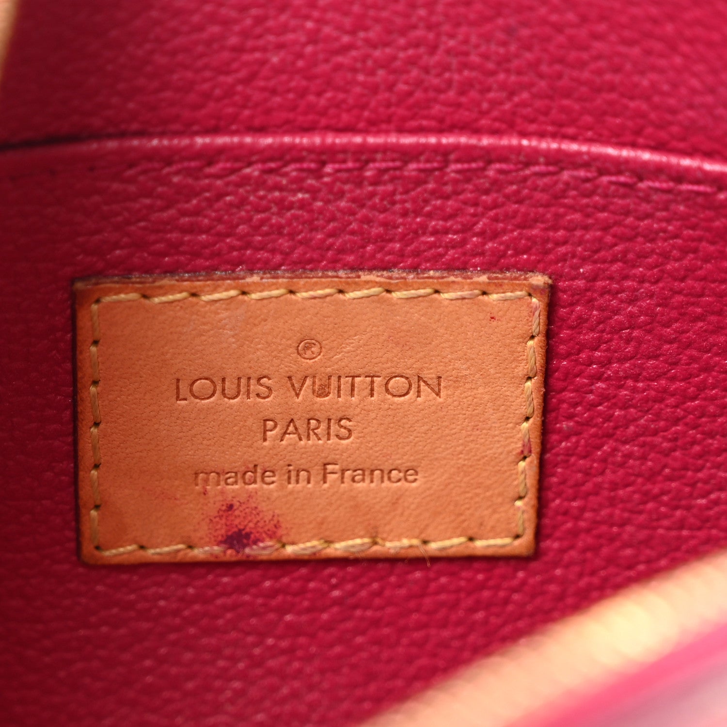 Louis Vuitton Vernis Cosmetic Pouch Pomme D'Amour 6 of 9