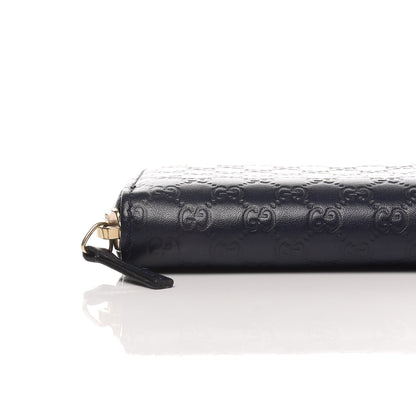 Gucci Microguccissima Zip Around Card Case Navy 5 of 10