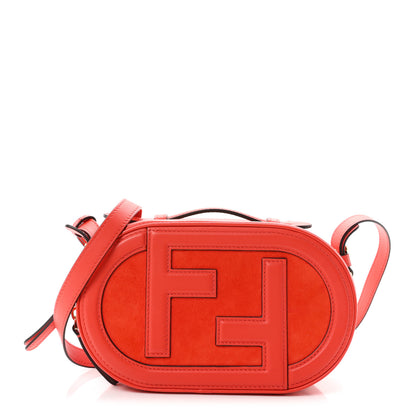 Fendi Vitello Grace Camoscio O'Lock Mini Camera Case Tulipano 2 of 21