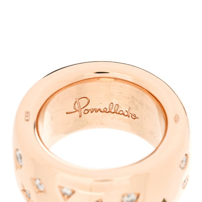 Pomellato 18K Rose Gold Diamond Maxi Iconica Band Ring 52 6 4 of 6
