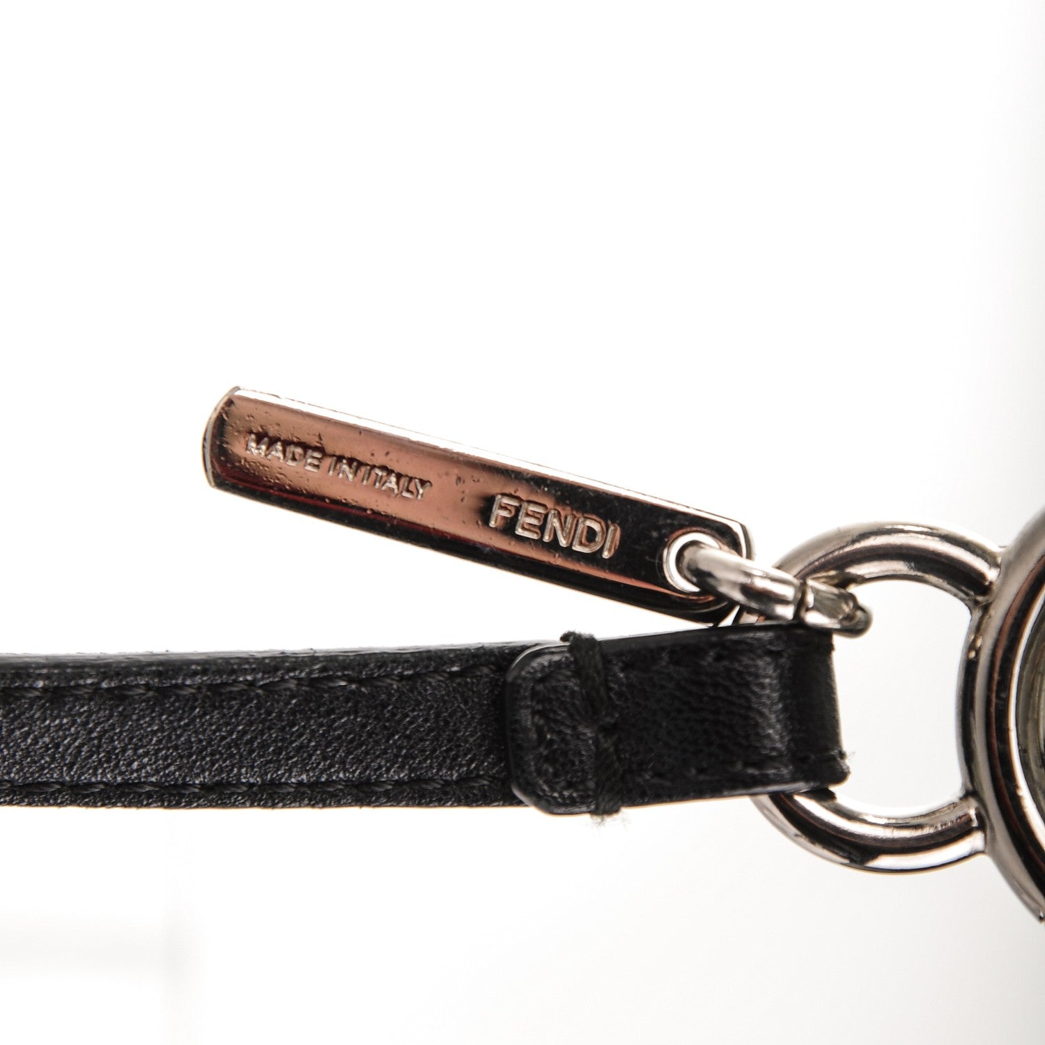 Fendi Mink Fox Fur QuTweet Birgami Bag Bug Charm Blue 3 of 3