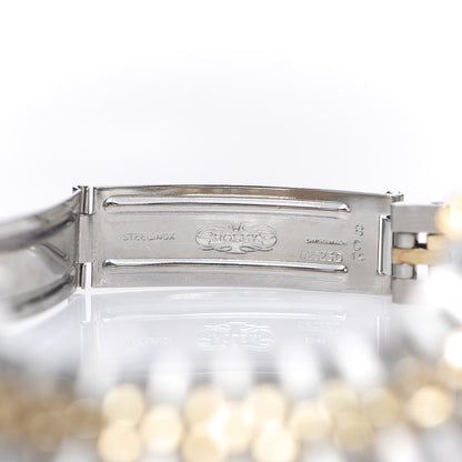 Rolex Stainless Steel 18K Yellow Gold 26mm Oyster Perpetual Date Watch Champagne 69173 5 of 5