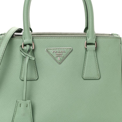 Prada Saffiano Lux Small Galleria Double Zip Tote Acquamarina 11 of 25