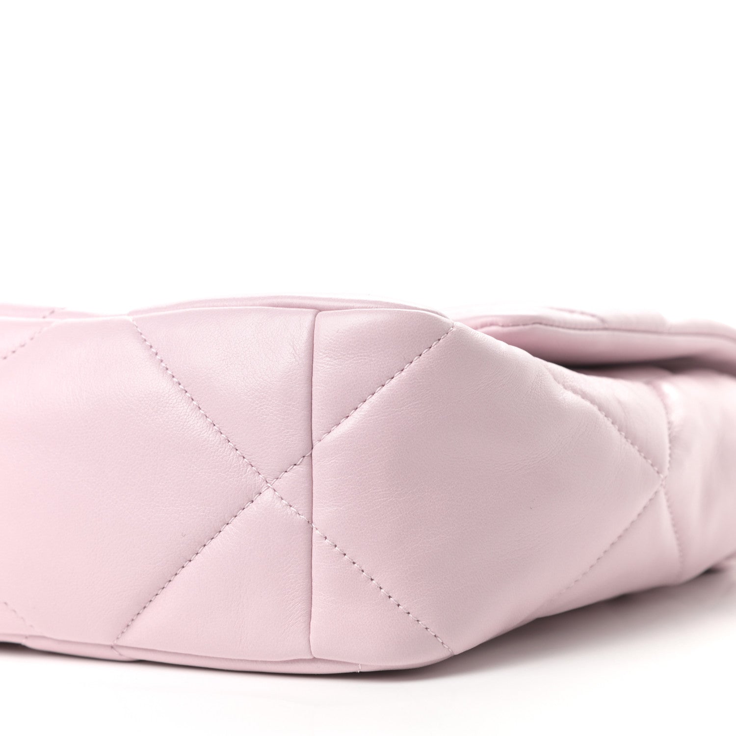 Chanel Lambskin Quilted Large Chanel 19 Flap Light Pink 9 of 10