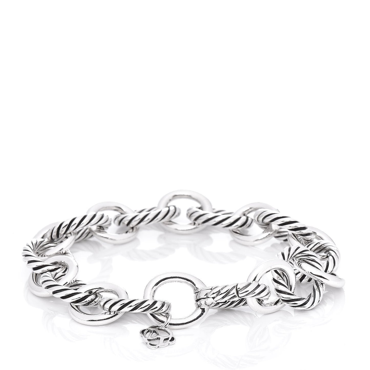 Sterling Silver 12mm Large Oval Link Bracelet