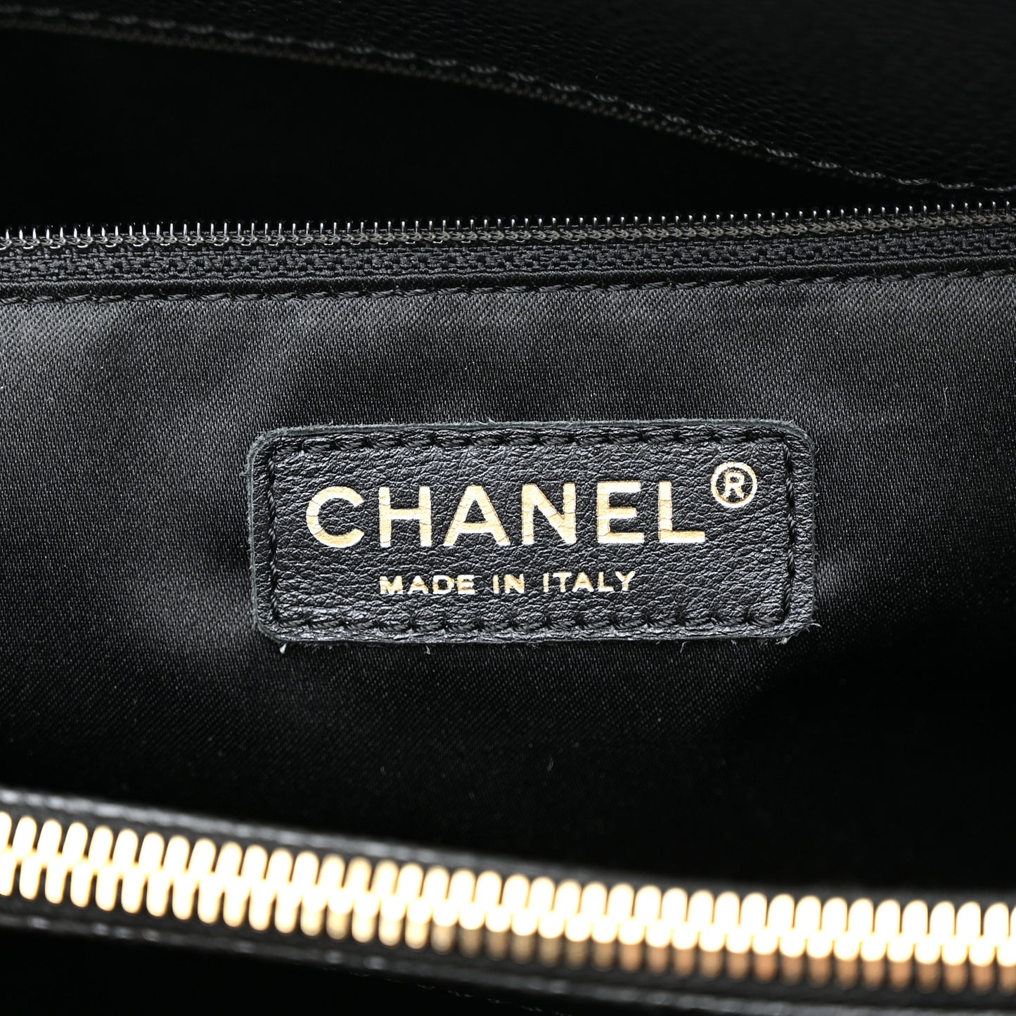 Caviar Quilted Grand Shopping Tote GST Black