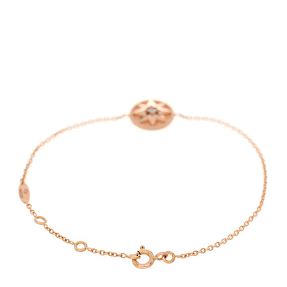 Christian Dior 18K Rose Gold Diamond Pink Opal Rose Des Vents Bracelet 2 of 3