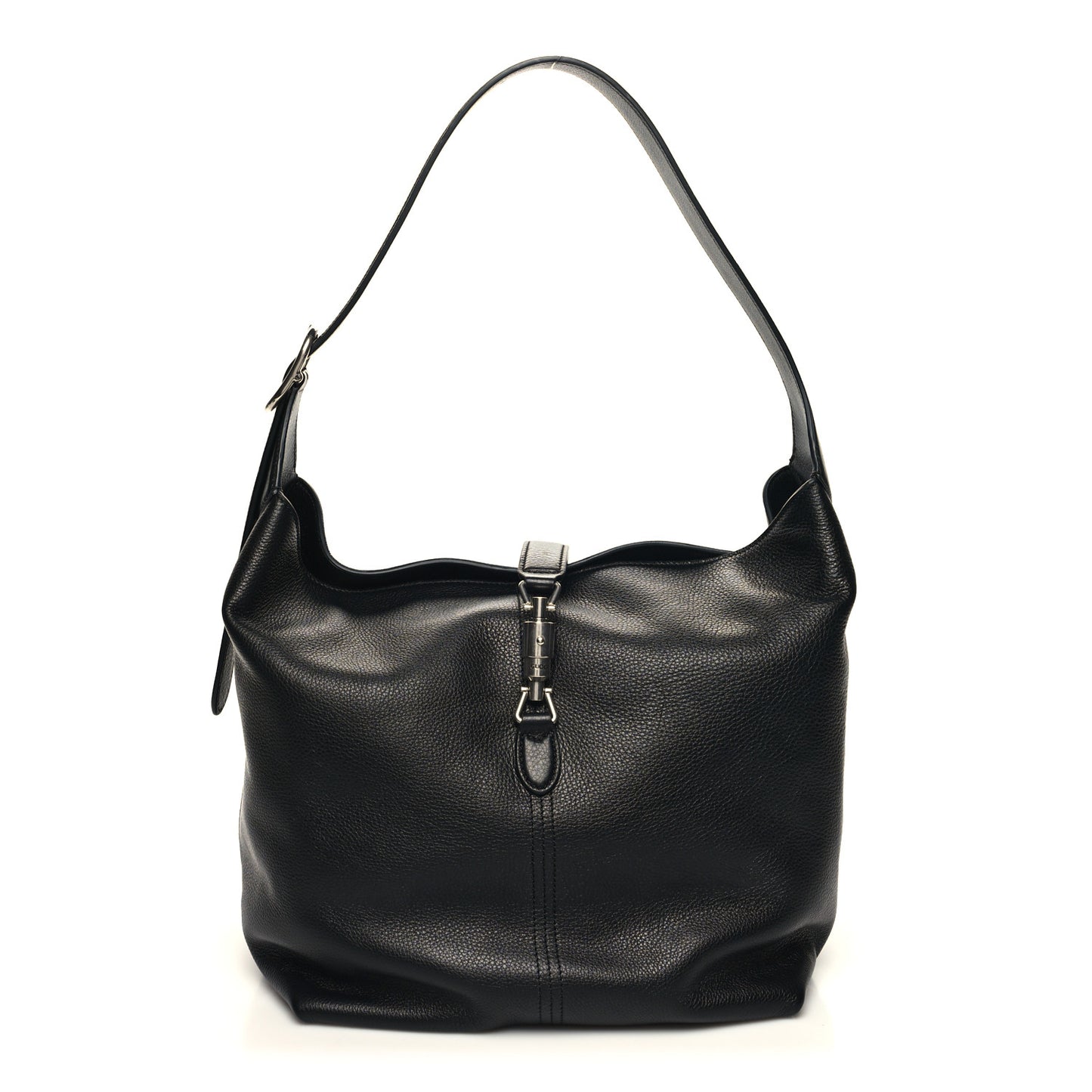 Soft Grained Calfskin Small Jackie 1961 Shoulder Bag Black