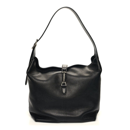 Gucci Soft Grained Calfskin Small Jackie 1961 Shoulder Bag Black 3 of 14