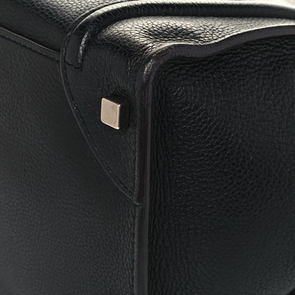 Celine Drummed Calfskin Mini Luggage Black 12 of 13