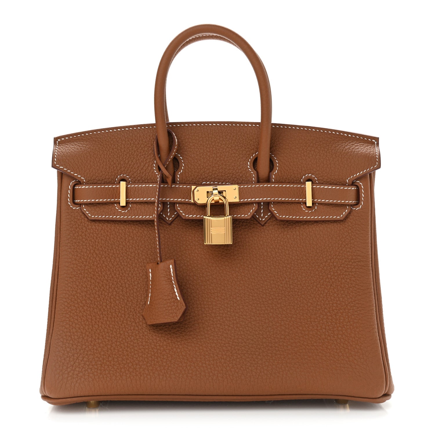 Hermes Togo Birkin 25 Gold 1 of 10