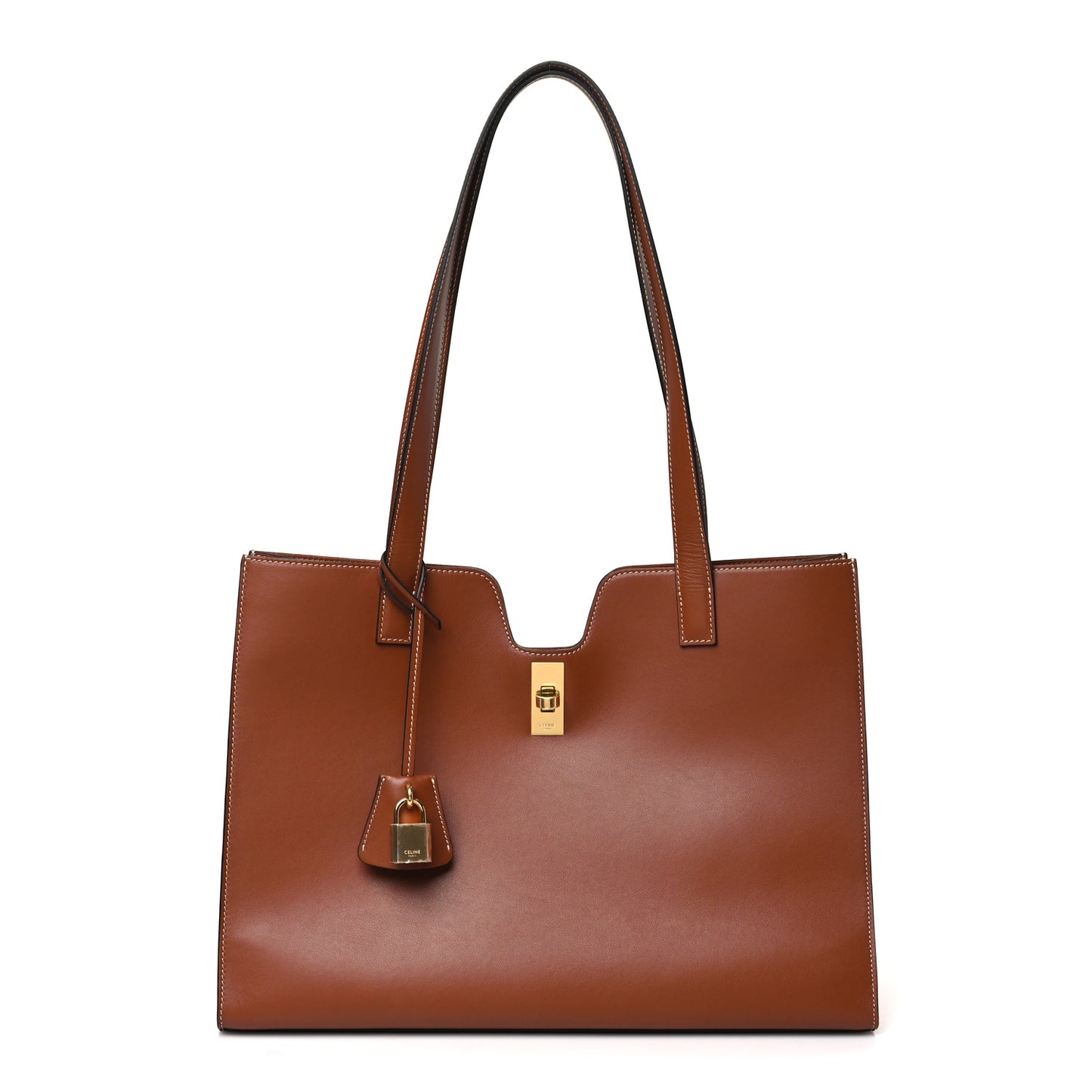 Smooth Calfskin Cabas 16 Bag Tan