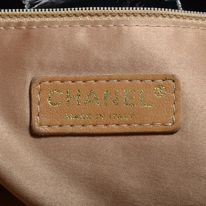 Chanel Vinyl Rock and Chain Large Flap Black 6 of 7