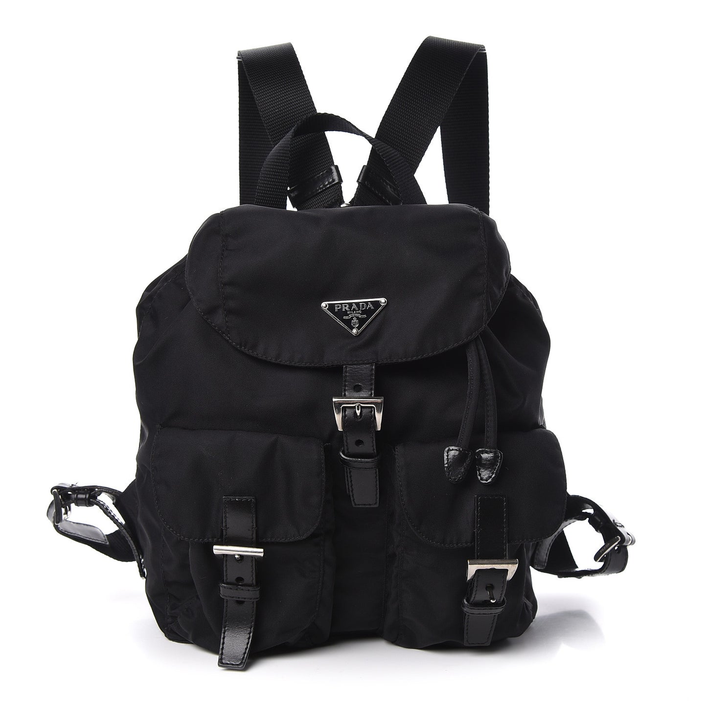 Tessuto Nylon Vela Small Backpack Black