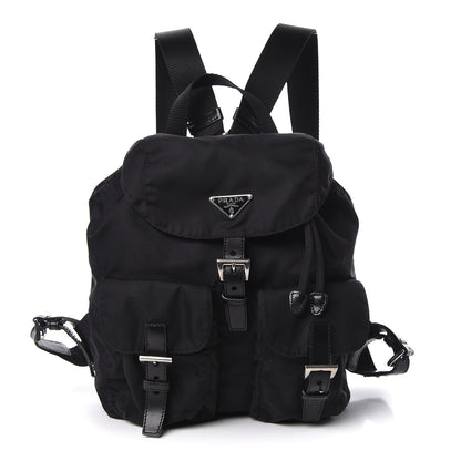 Prada Tessuto Nylon Vela Small Backpack Black 1 of 9