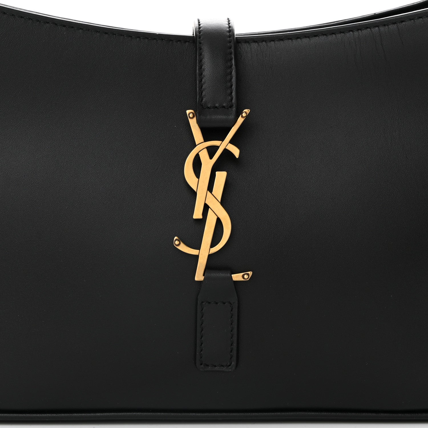 Saint Laurent Smooth Calfskin Le 5 A 7 Hobo Black 8 of 10