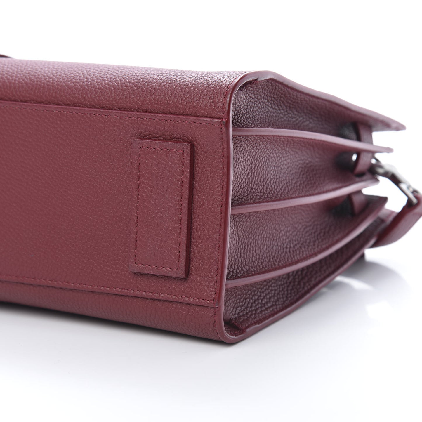 Grained Calfskin Nano Sac De Jour Souple Palissandre