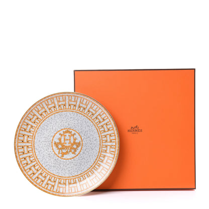 Hermes Porcelain Mosaique au 24 Dessert Plate Set of 2 7 of 7