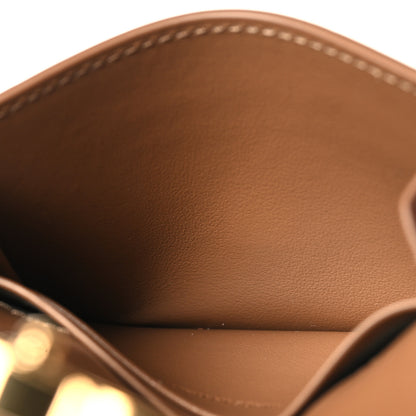 Celine Shiny Calfskin Triomphe Flap Card Holder Bronze 5 of 9