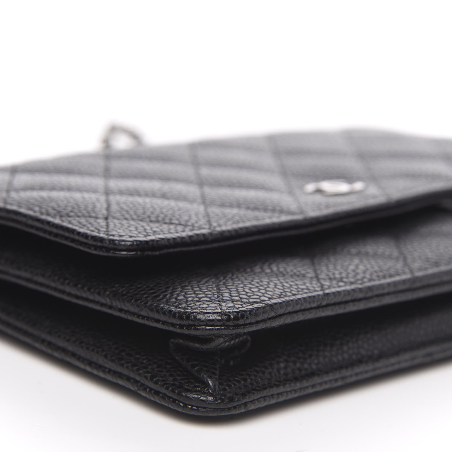 Chanel Caviar Quilted Wallet On Chain WOC Black 9 of 11