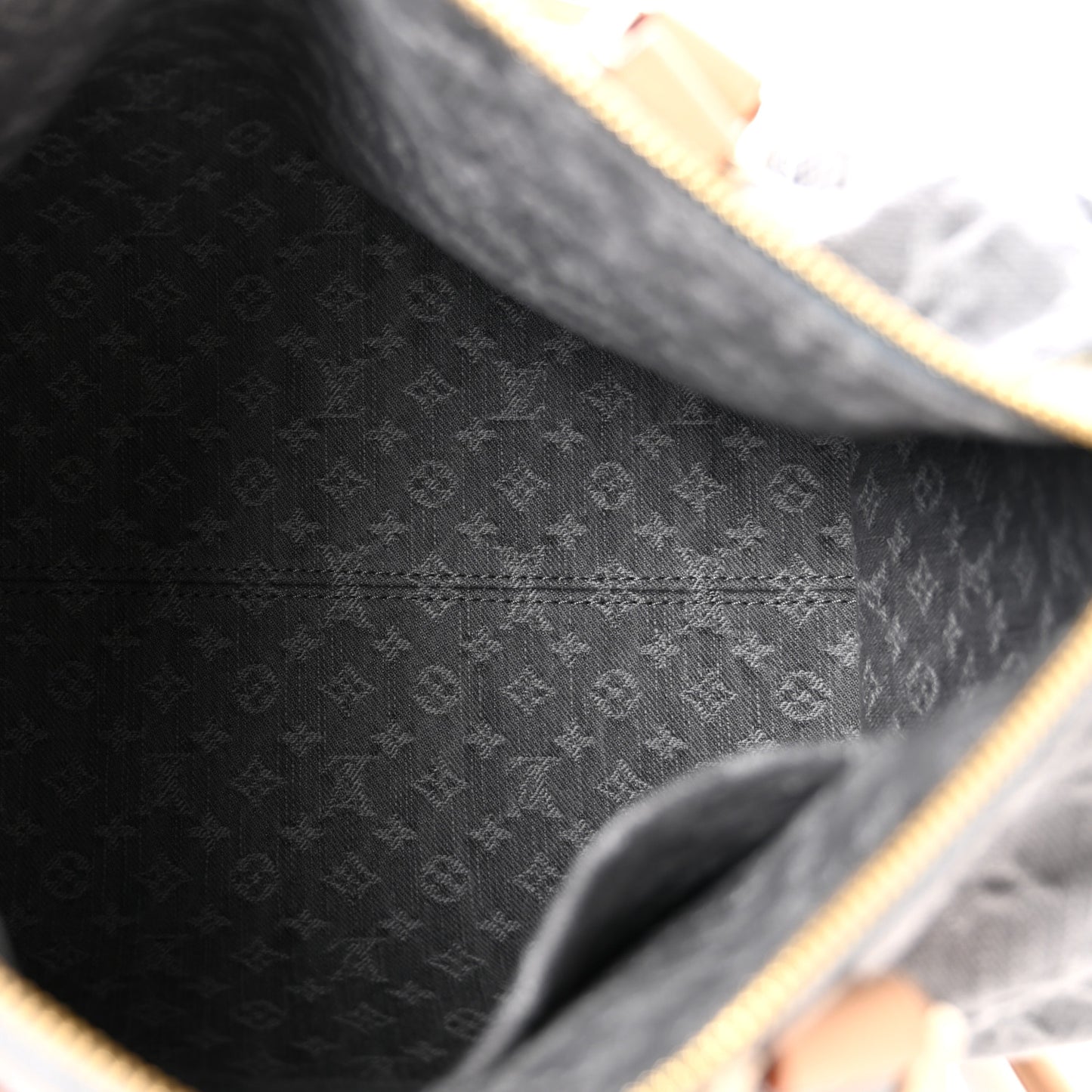 Monogram Denim Speedy Soft 30 Washed Gray
