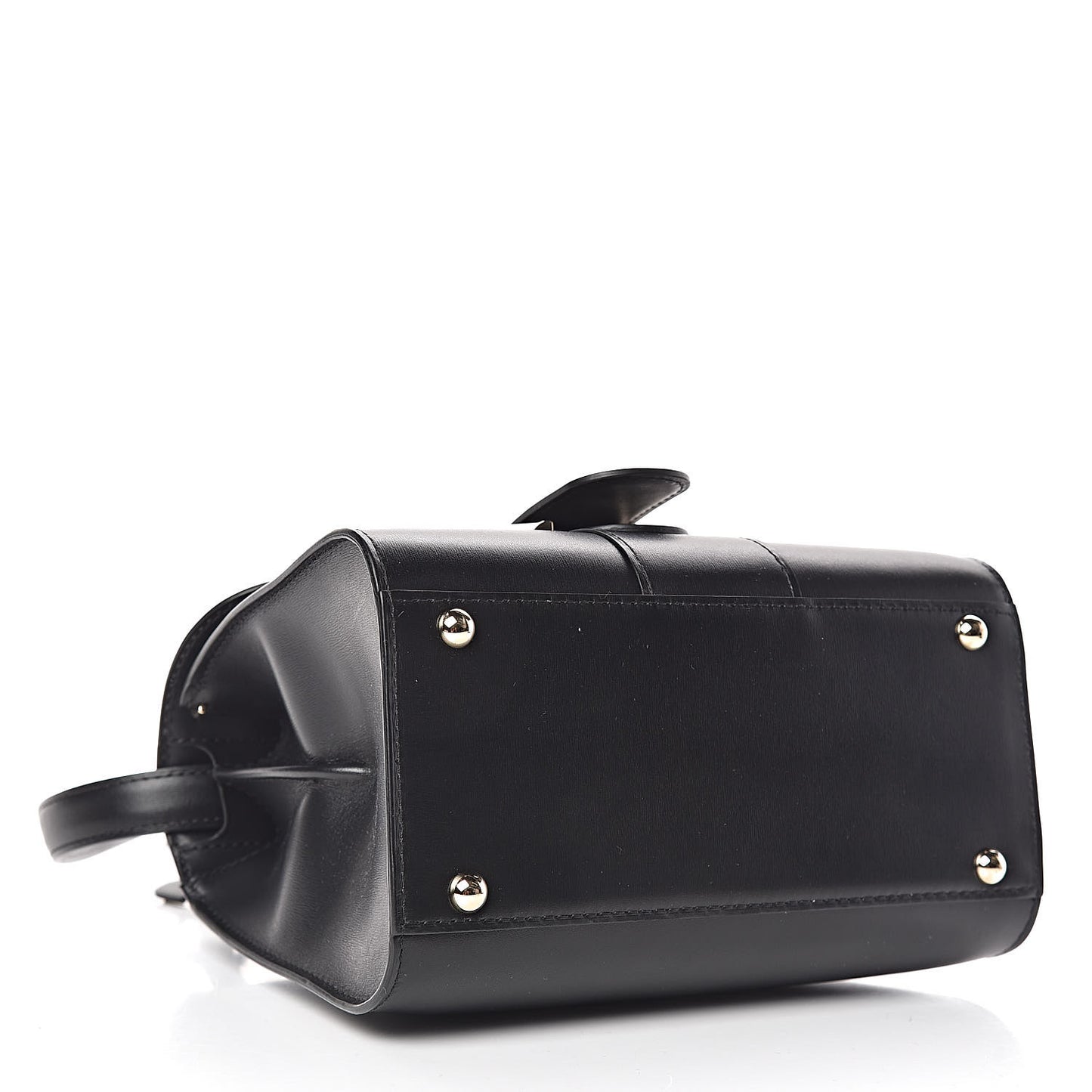 Calfskin Mini Brillant Satchel Black