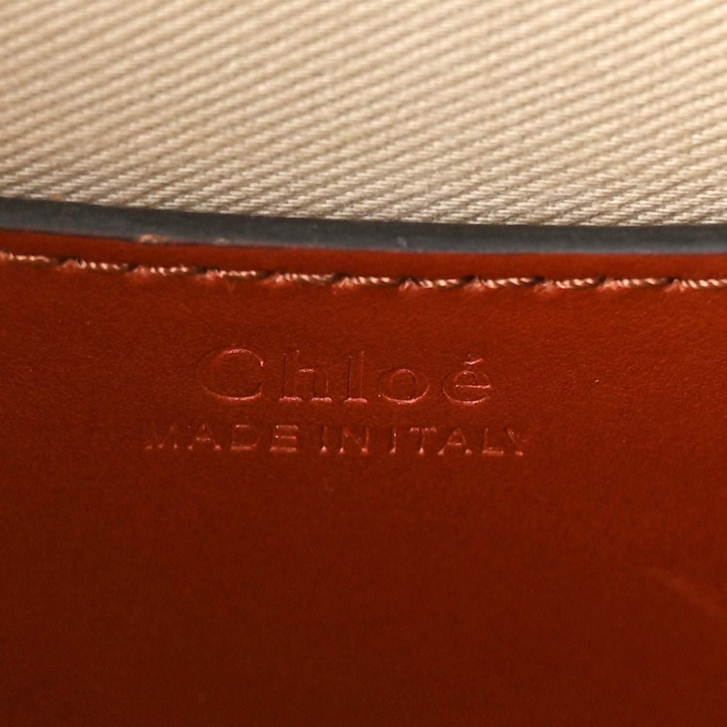 Chloe Calfskin Small Tess Bag Sepia Brown 6 of 9