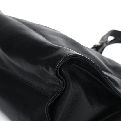 Prada Calfskin Screw Chain Bag Black 7 of 10