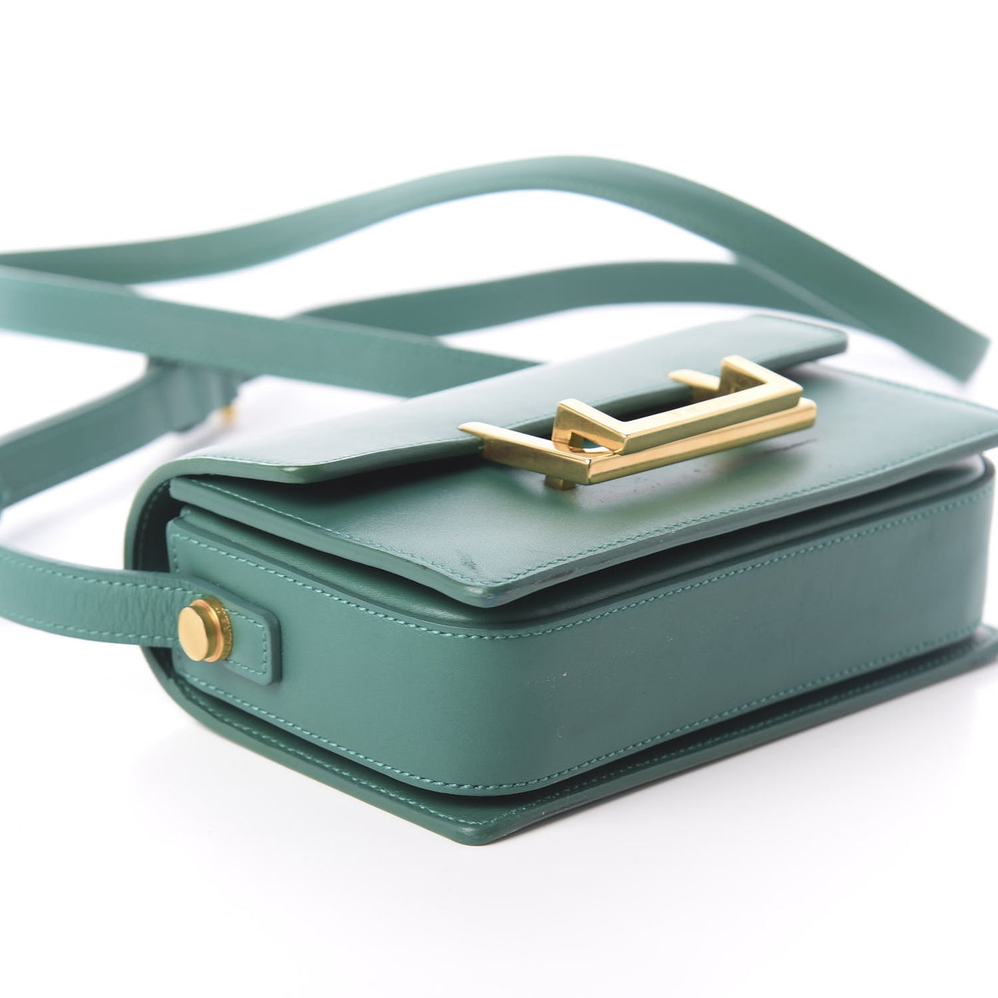 Calfskin Small Classic Lulu Bag Green