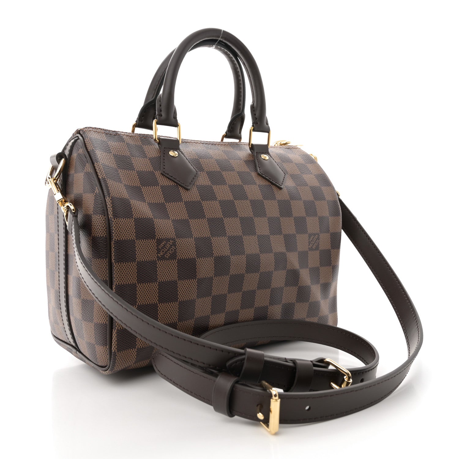 Louis Vuitton Damier Ebene Speedy Bandouliere 25 3 of 9