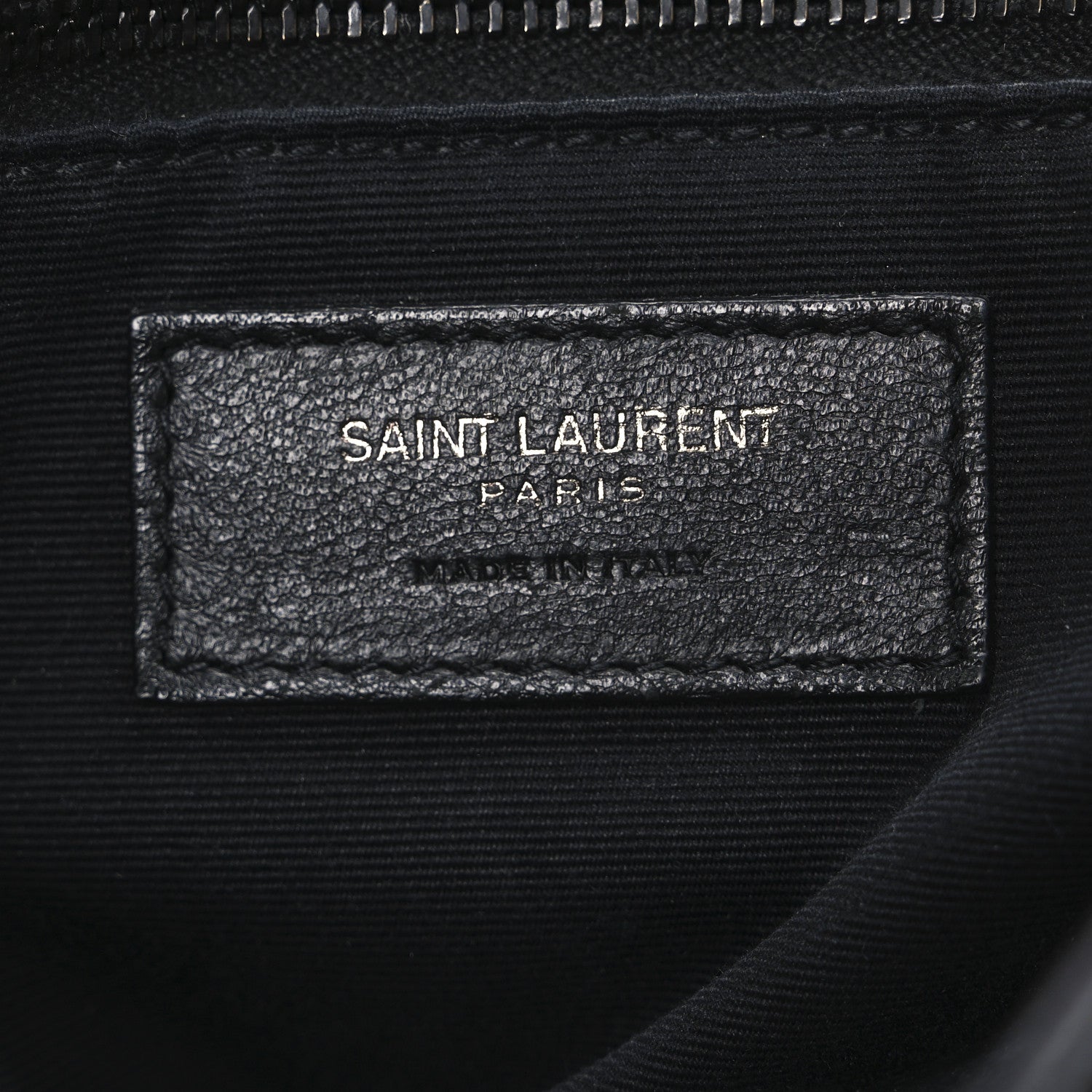 Saint Laurent Crinkled Calfskin Matelasse Monogram Medium Niki Chain Satchel Black 6 of 12
