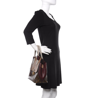 Louis Vuitton Monogram Ostrich Lizard Majestueux PM Bordeaux 2 of 10