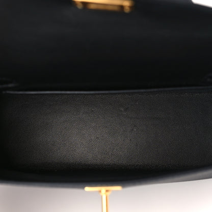 Hermes Epsom Mini Kelly Sellier 20 Black 5 of 10
