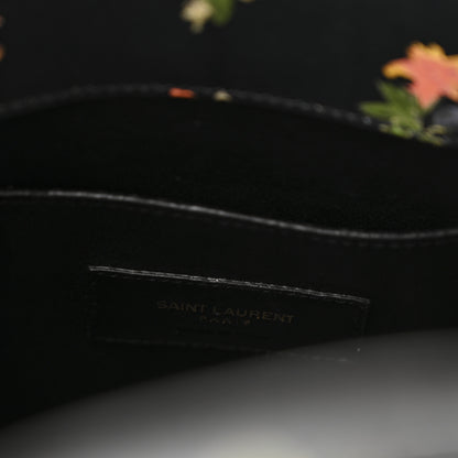 Saint Laurent Calfskin Prairie Printed Nano Sac De Jour Black 6 of 10