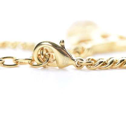 Chanel Metal Natural Stones CC Necklace Gold 4 of 5