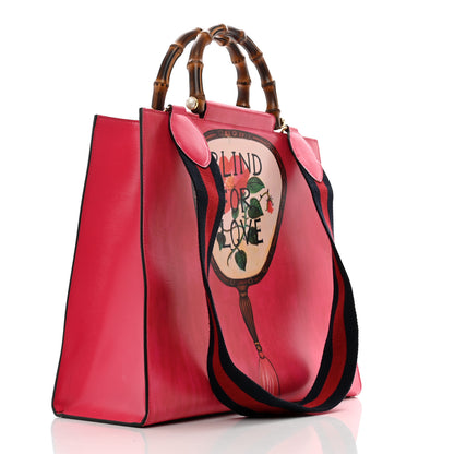 Gucci Nappa Bamboo Printed Nymphaea Top Handle Bag Multicolor 3 of 11