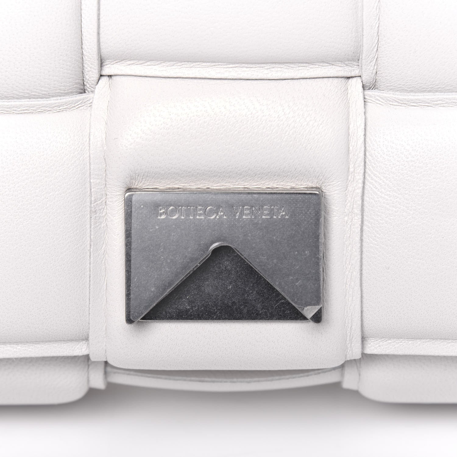 Bottega Veneta Nappa Maxi Intreccio Padded Cassette Crossbody Bag Chalk 9 of 13