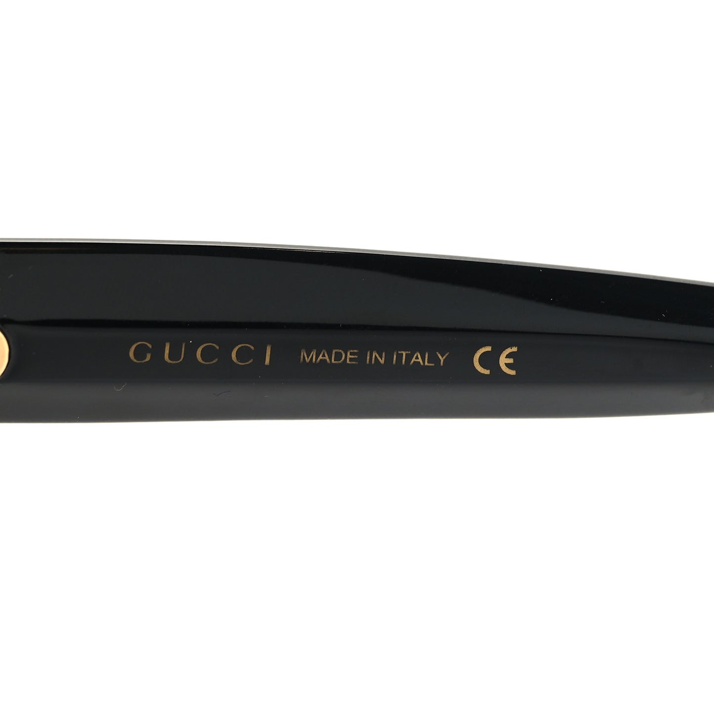 Acetate Crystal Star Round Frame Sunglasses GG0208S Black
