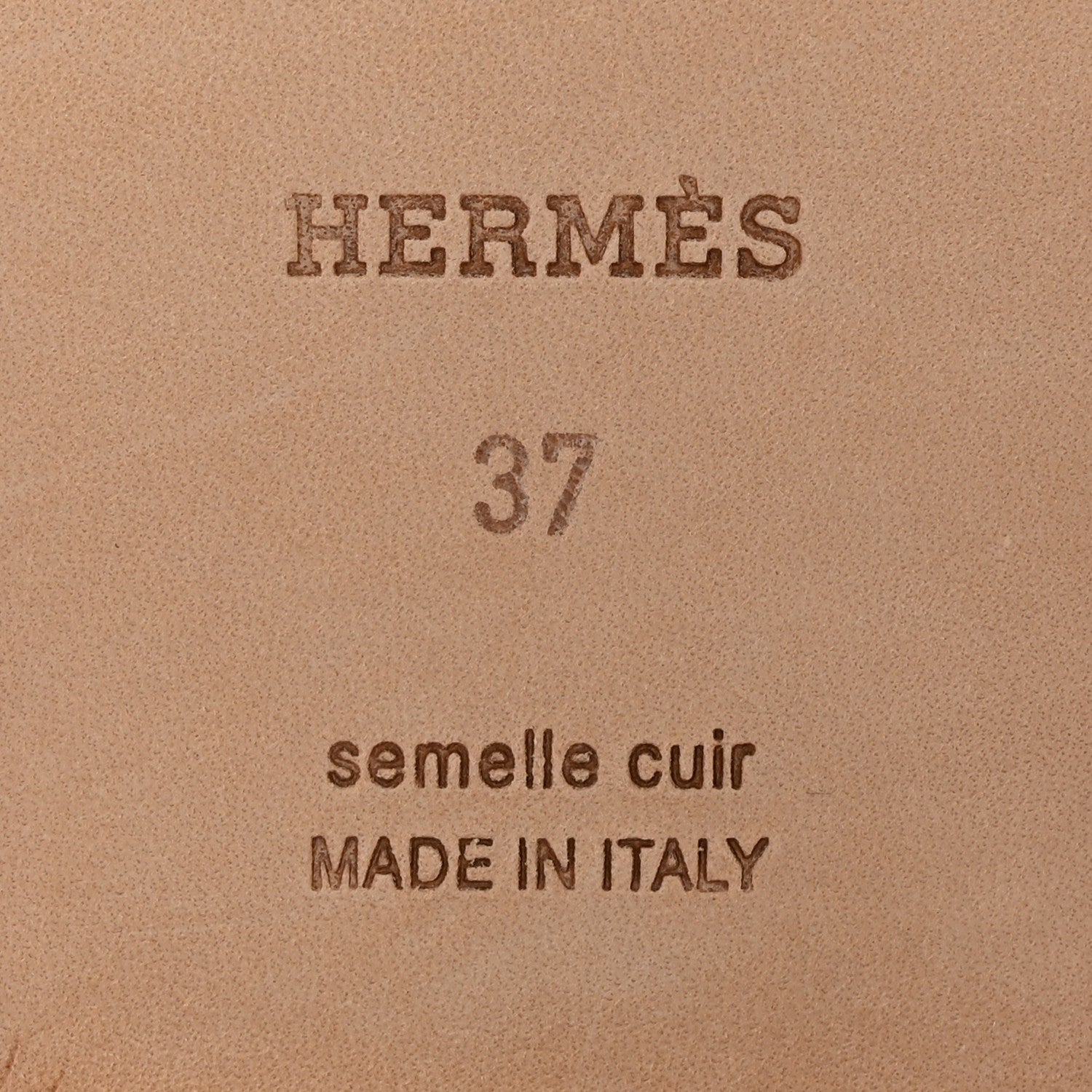 Hermes Epsom Oran Sandals 37 Rose Porcelaine 6 of 8