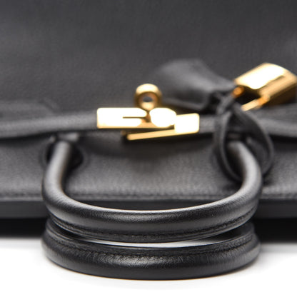 Hermes Togo Birkin 25 Black 12 of 36