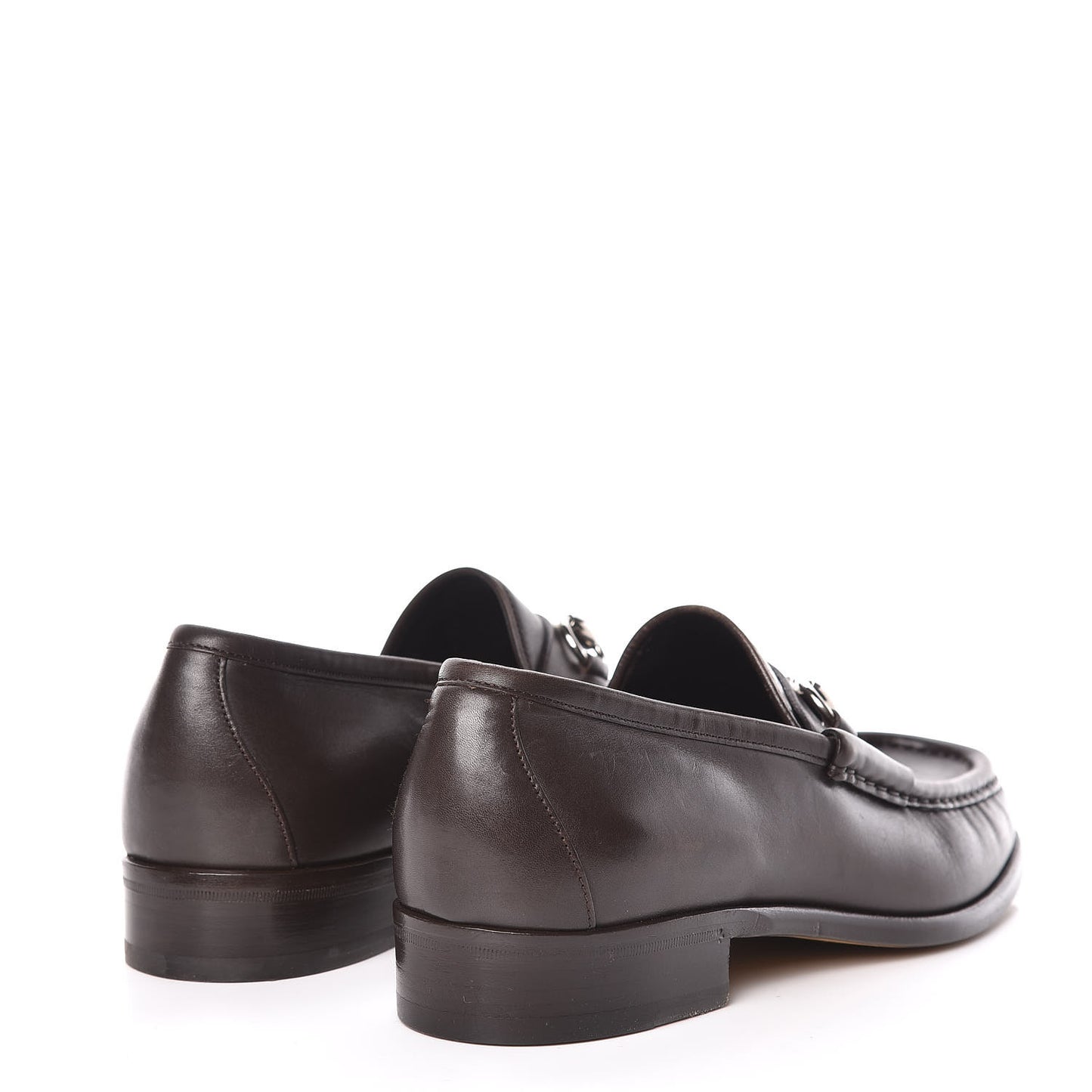 Calfskin Mens 1953 Horsebit Loafers 7 Marrone