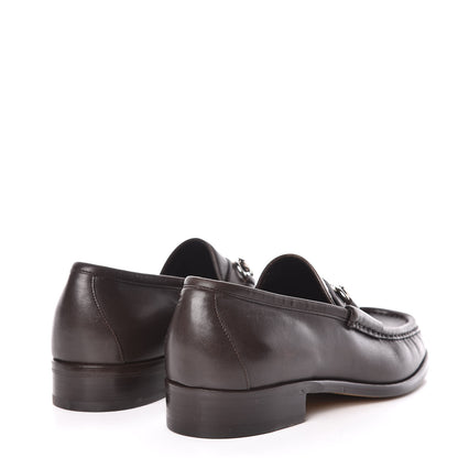 Gucci Calfskin Mens 1953 Horsebit Loafers 7 Marrone 4 of 10