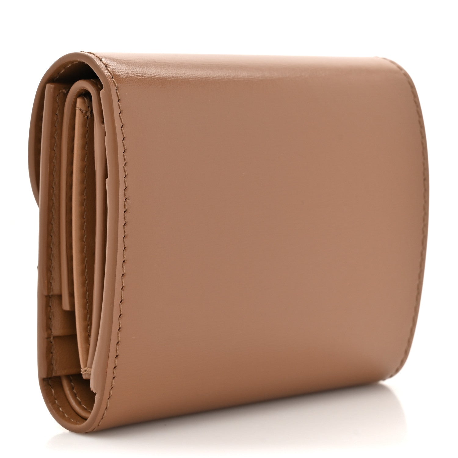 Celine Shiny Calfskin Small Triomphe Wallet Bronze 3 of 10
