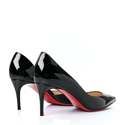 Christian Louboutin Patent Iriza 70 Pumps 37 Black 4 of 7