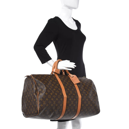 Louis Vuitton Monogram Keepall 55 2 of 13