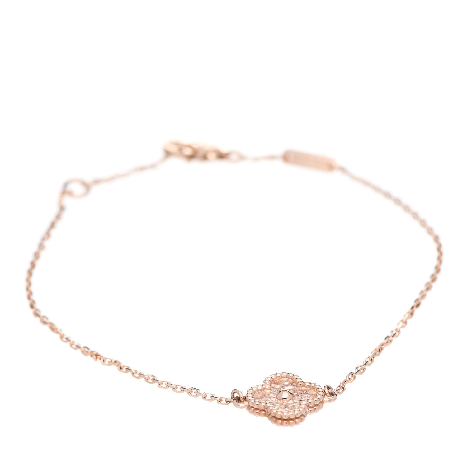 Van Cleef & Arpels 18K Rose Gold Sweet Alhambra Bracelet 1 of 5