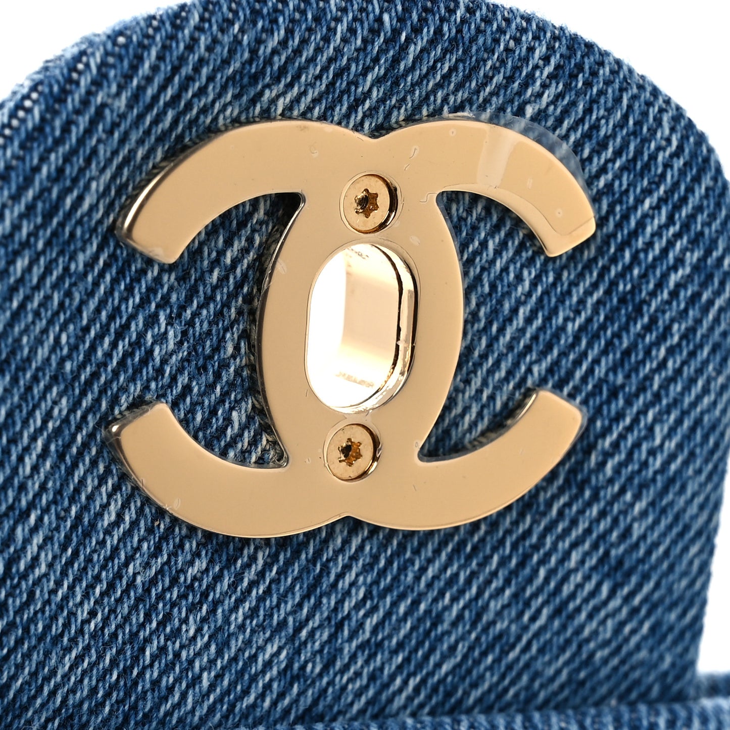 Denim Small Souplissimo Maxi Flap Blue