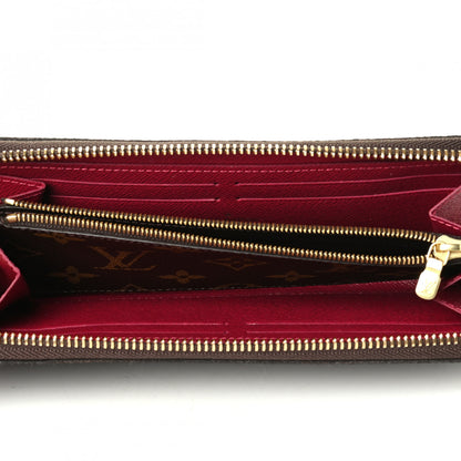 Louis Vuitton Monogram Clemence Wallet Fuchsia 4 of 5
